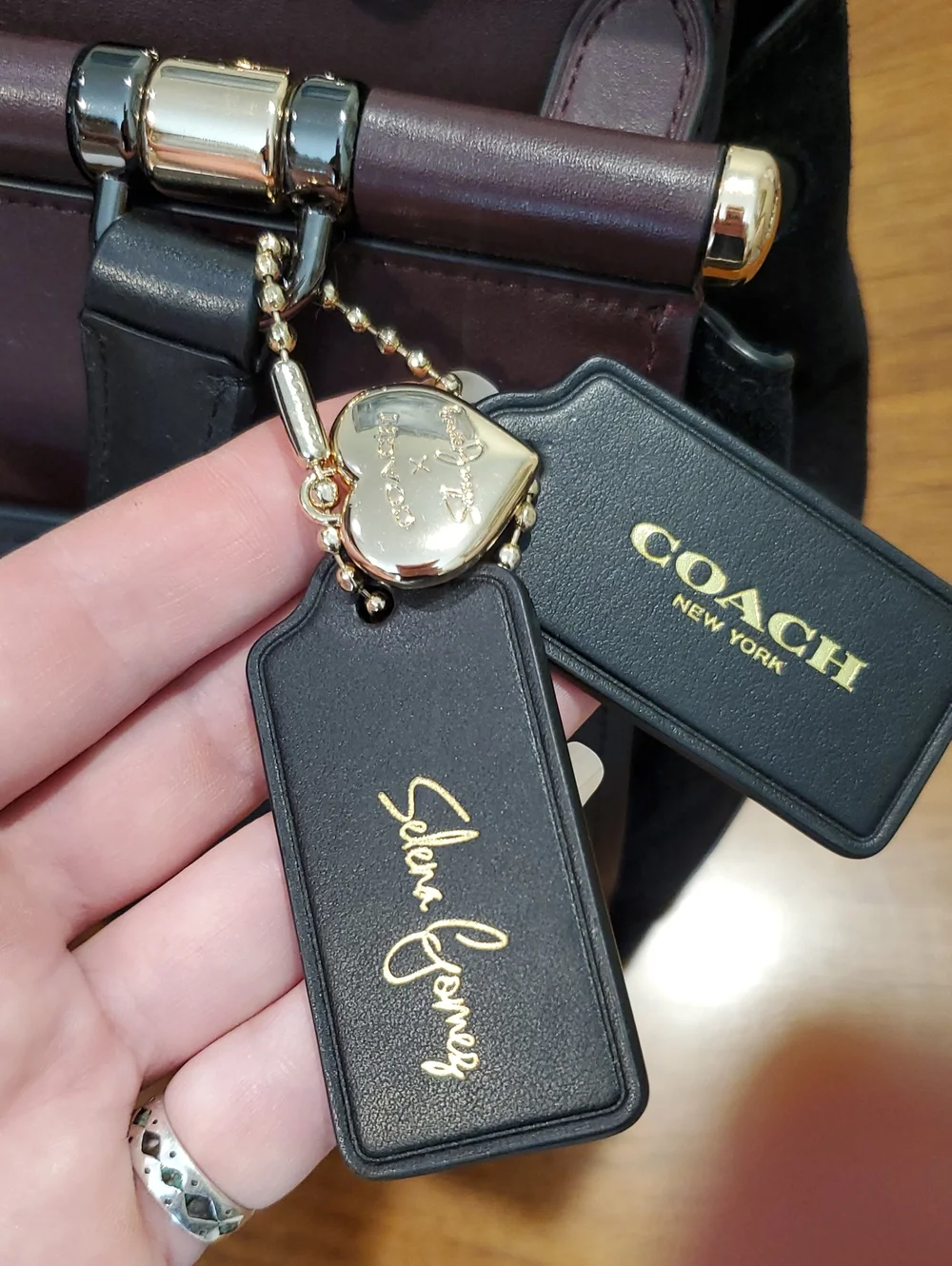 Like NEW Coach x Selena Gomez Colorblock Grace Bag